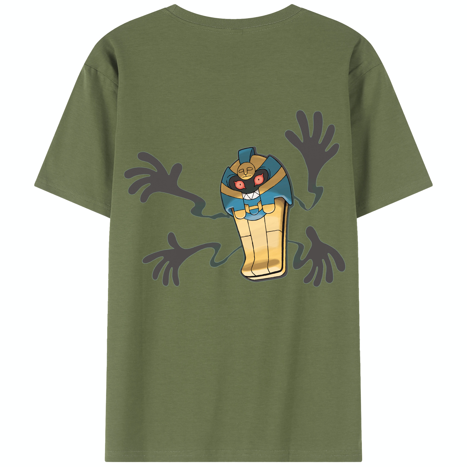 （画像用） ポケットモンスター Pokémon 綿100％半袖Tシャツ（背面プリント）